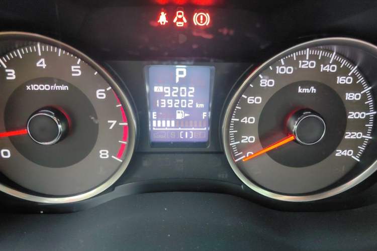 Used Subaru Forester 2013 2.5i Automatic Luxury Edition Odometer Close Up