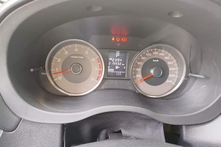 Used Subaru Forester 2013 2.5i Automatic Prestige Edition Odometer Close Up