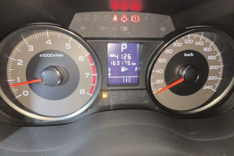 Used Subaru Forester 2013 2.5i Automatic Prestige Edition Odometer Close Up