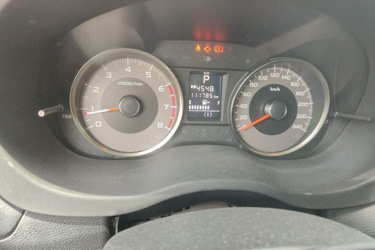 Used Subaru Forester 2013 2.5i Automatic Luxury Edition Odometer Close Up