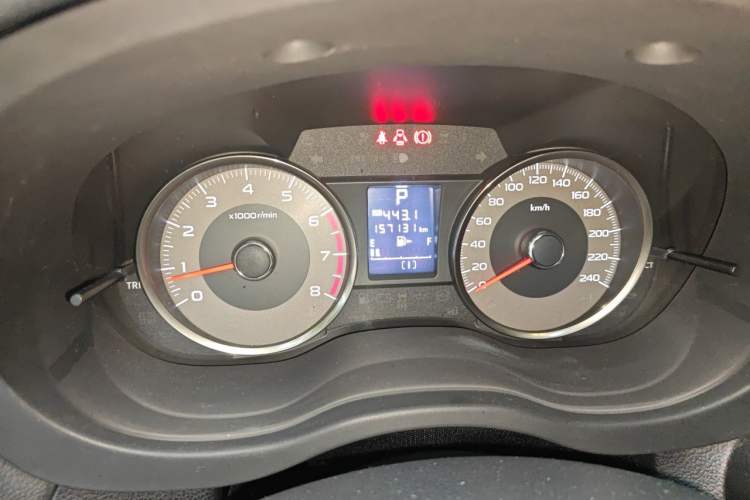 Used Subaru Forester 2013 2.5i Automatic Prestige Edition Odometer Close Up