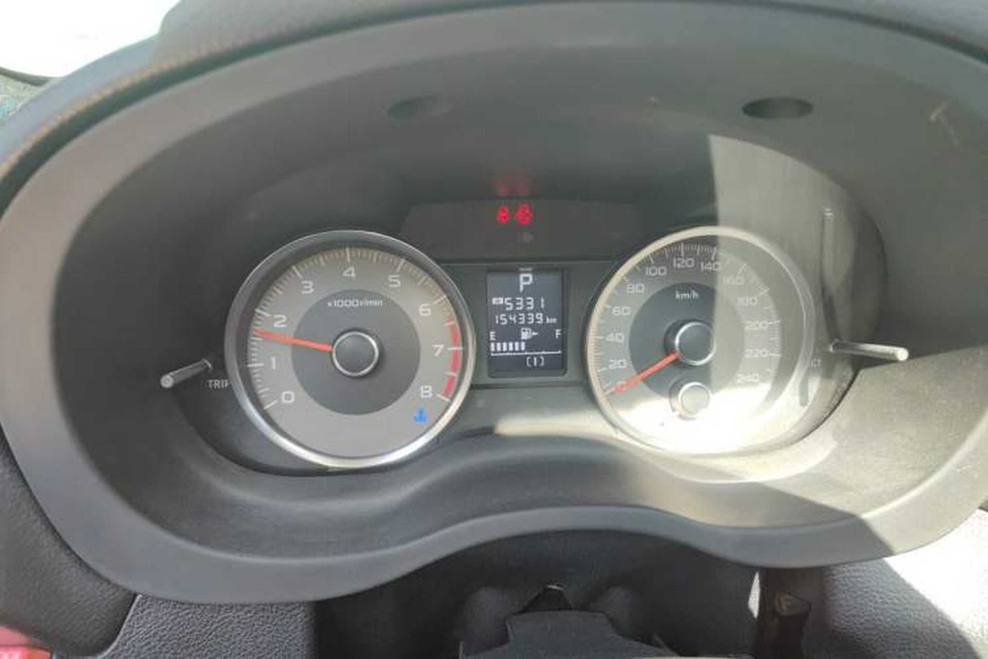 Used Subaru Forester 2013 2.0i Automatic Luxury Edition Odometer Close Up