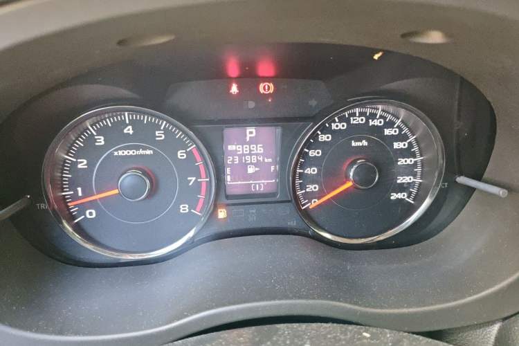 Used Subaru Forester 2013 2.0i Automatic Luxury Edition Odometer Close Up
