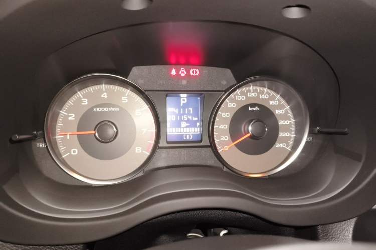Used Subaru Forester 2013 2.5i Automatic Prestige Edition Odometer Close Up
