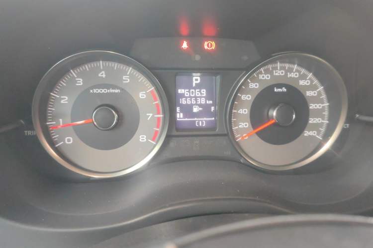 Used Subaru Forester 2013 2.5i Automatic Luxury Edition Odometer Close Up