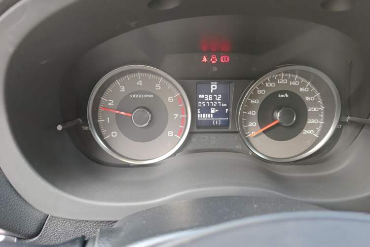 Used Subaru Forester 2013 2.5i Automatic Luxury Edition Odometer Close Up