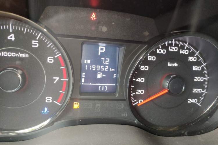 Used Subaru Forester 2013 2.0T Automatic Prestige Navigation Edition Odometer Close Up