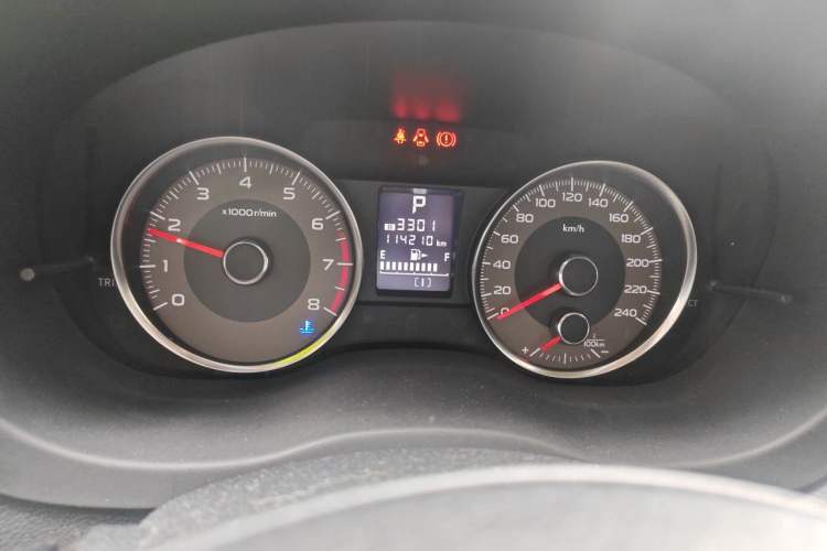 Used Subaru Forester 2013 2.0i Automatic Luxury Edition Odometer Close Up
