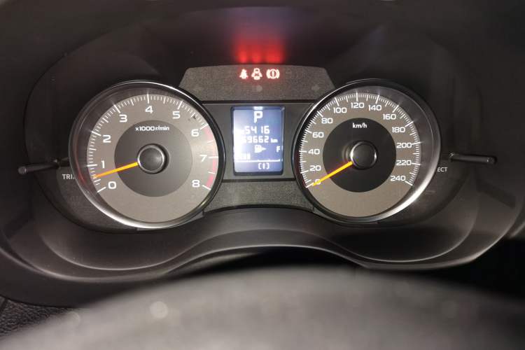 Used Subaru Forester 2013 2.5i Automatic Prestige Edition Odometer Close Up