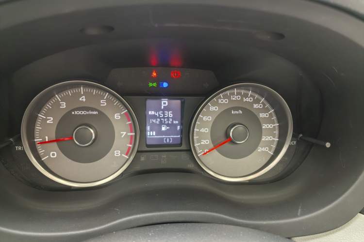 Used Subaru Forester 2013 2.5i Automatic Luxury Edition Odometer Close Up