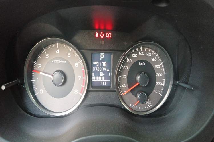 Used Subaru Forester 2013 2.0i Automatic Luxury Edition Odometer Close Up