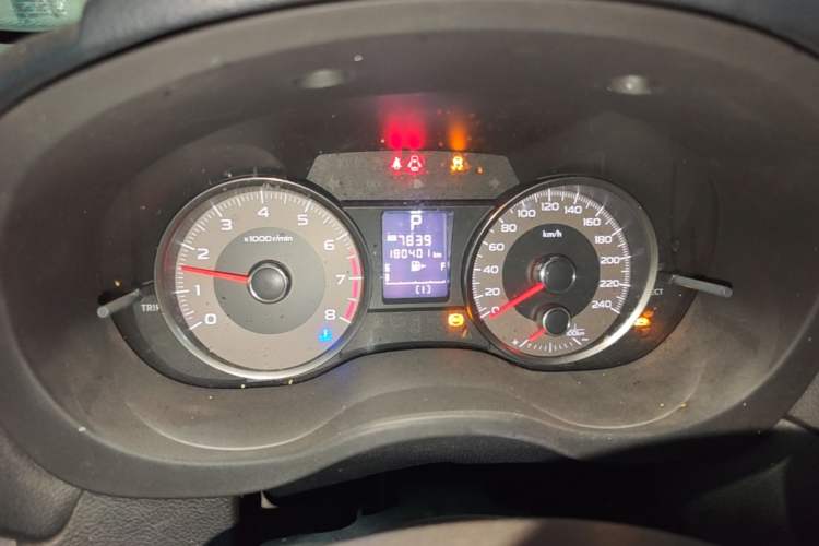 Used Subaru Forester 2013 2.0i Automatic Luxury Edition Odometer Close Up