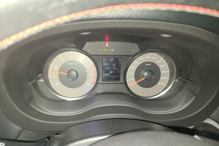 Used Subaru Forester 2013 2.5i Automatic Prestige Edition Odometer Close Up