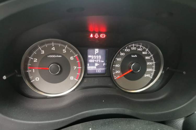 Used Subaru Forester 2013 2.5i Automatic Prestige Edition Odometer Close Up