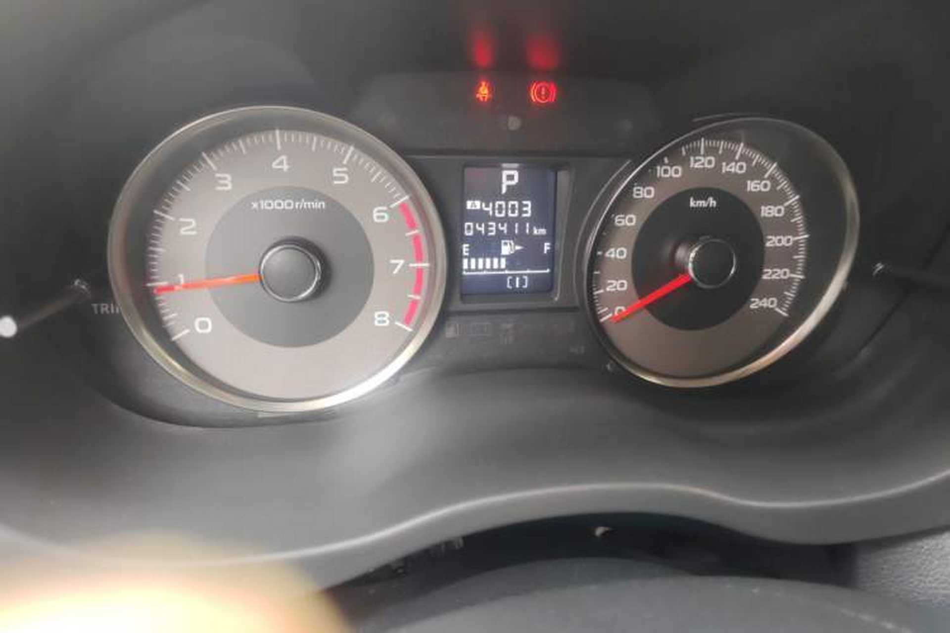 Used Subaru Forester 2013 2.5i Automatic Luxury Edition Odometer Close Up