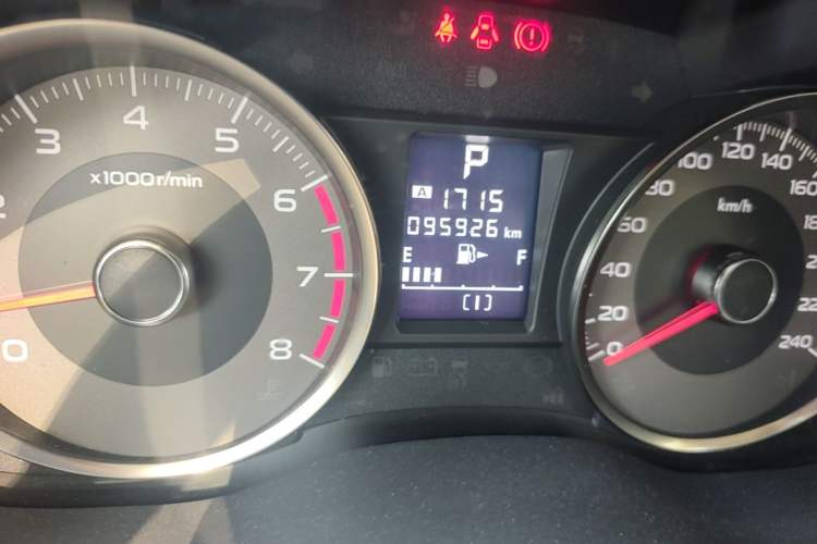 Used Subaru Forester 2013 2.5i Automatic Prestige Navigation Edition Odometer Close Up
