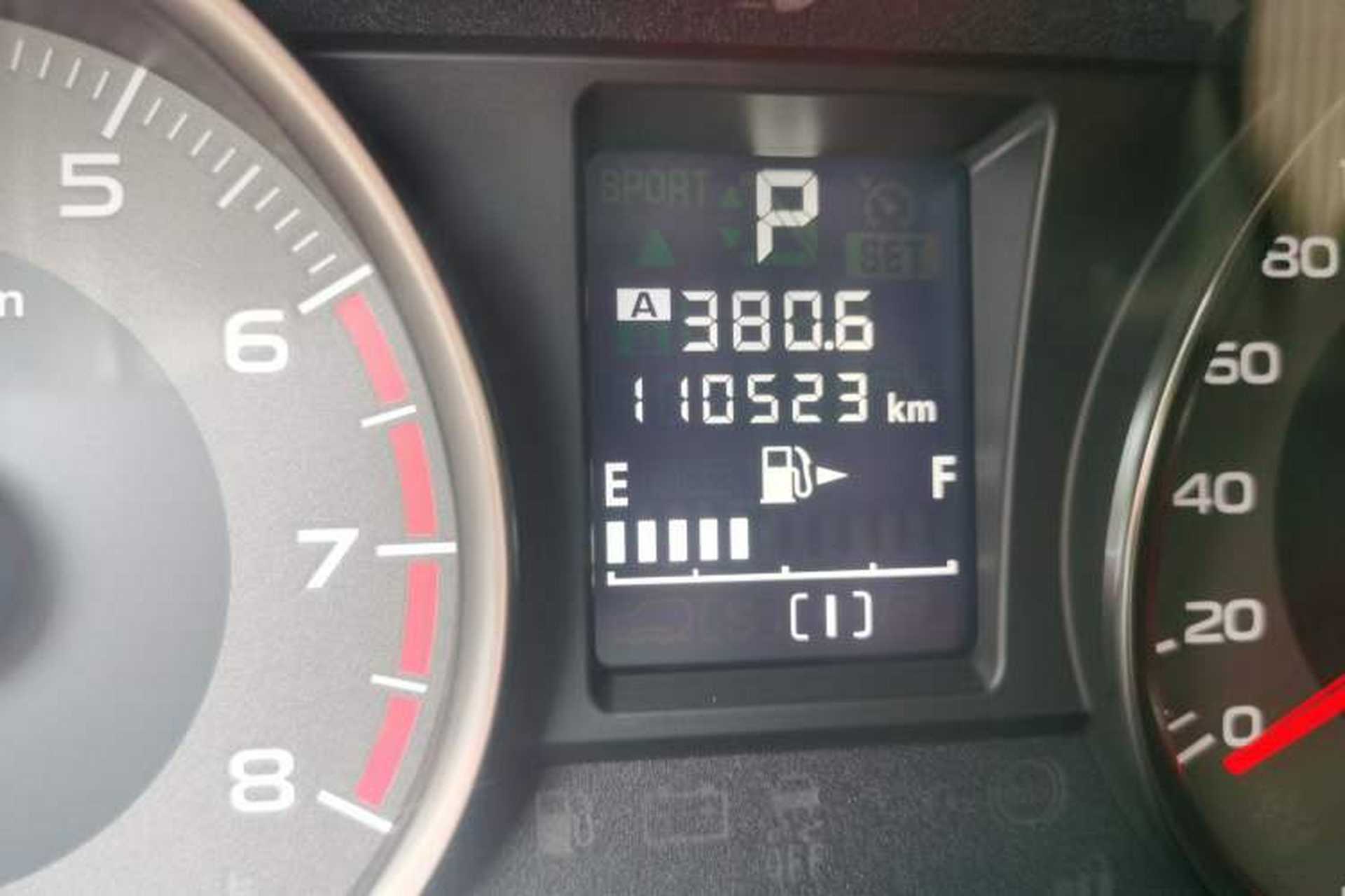 Used Subaru Forester 2013 2.5i Automatic Elite Edition Odometer Close Up