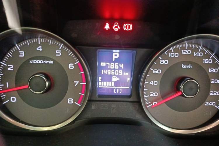 Used Subaru Forester 2013 2.5i Automatic Prestige Navigation Edition Odometer Close Up