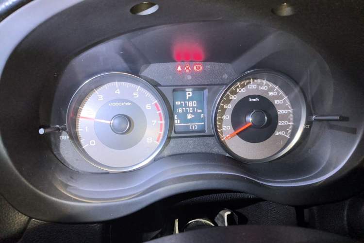 Used Subaru Forester 2013 2.5i Automatic Prestige Edition Odometer Close Up