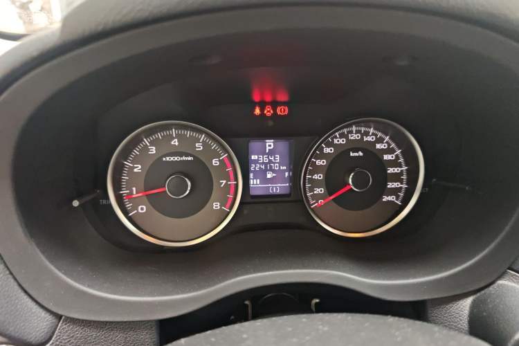 Used Subaru Forester 2013 2.5i Automatic Prestige Edition Odometer Close Up
