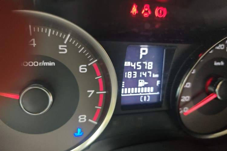 Used Subaru Forester 2013 2.5i Automatic Luxury Edition Odometer Close Up