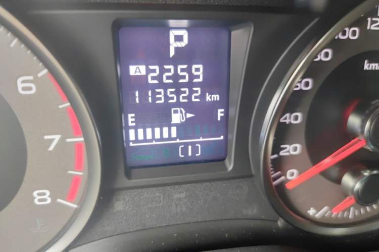 Used Subaru Forester 2013 2.5i Automatic Elite Edition Odometer Close Up