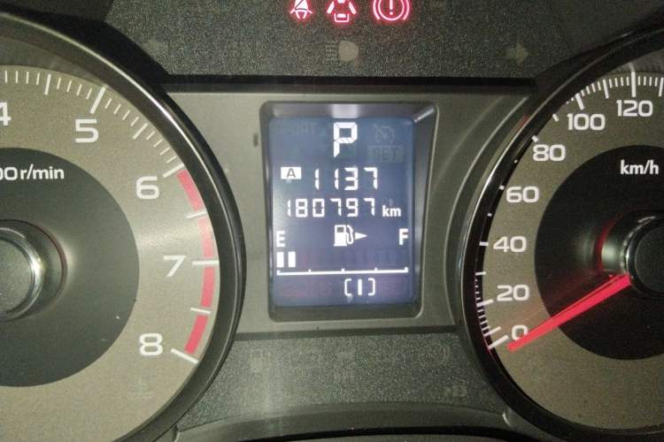 Used Subaru Forester 2013 2.5i Automatic Prestige Navigation Edition Odometer Close Up