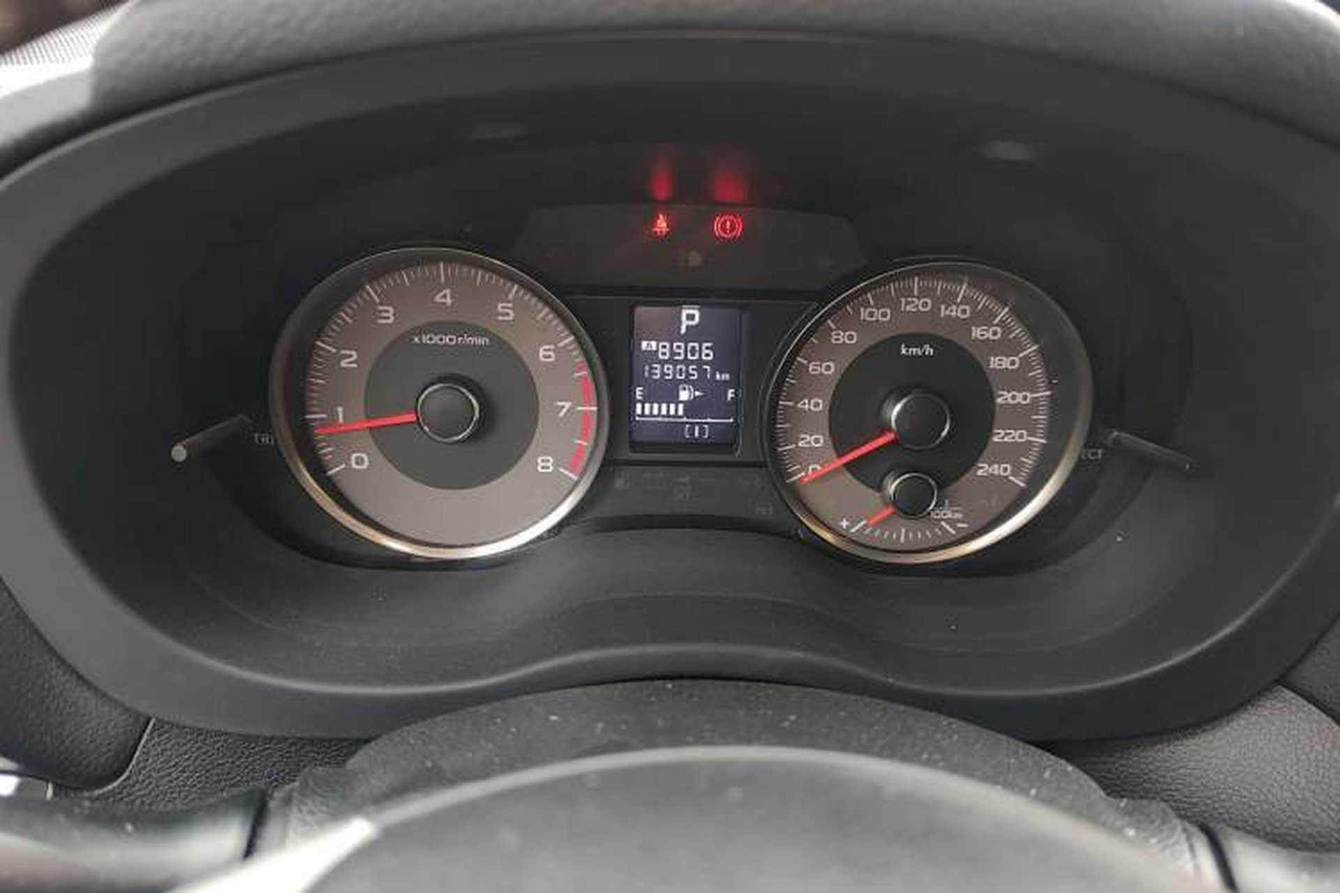 Used Subaru Forester 2013 2.0i Automatic Luxury Edition Odometer Close Up