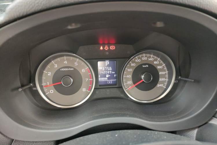 Used Subaru Forester 2013 2.5i Automatic Prestige Edition Odometer Close Up