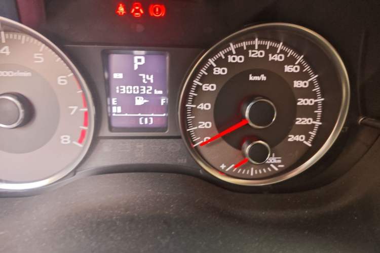 Used Subaru Forester 2013 2.5i Automatic Elite Edition Odometer Close Up