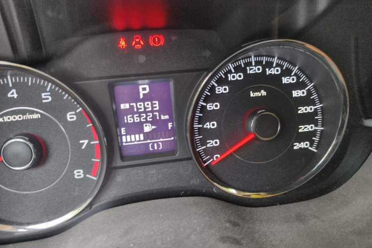 Used Subaru Forester 2013 2.0T Automatic Prestige Navigation Edition Odometer Close Up