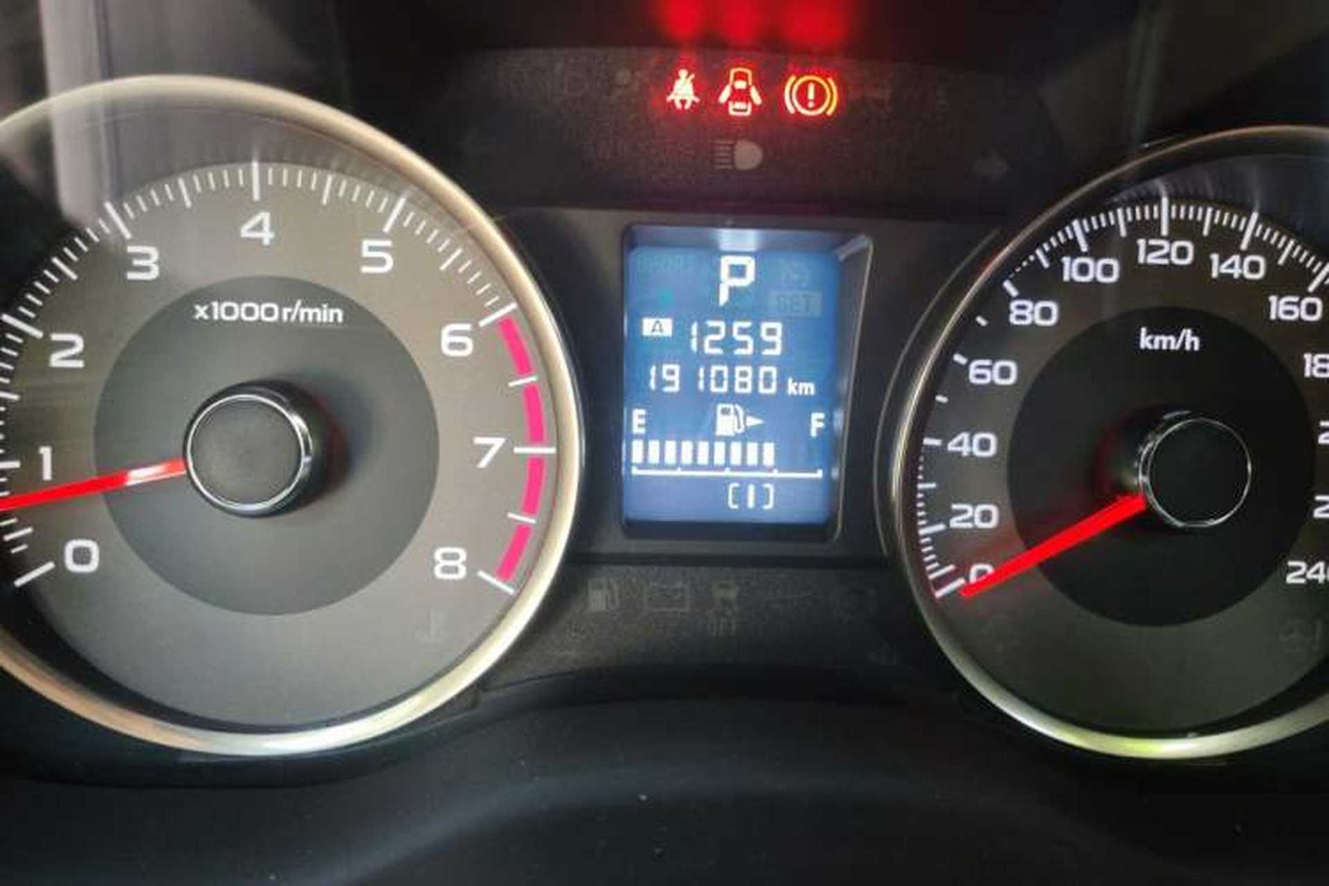 Used Subaru Forester 2013 2.5i Automatic Prestige Edition Odometer Close Up
