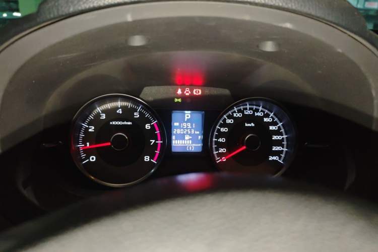 Used Subaru Forester 2013 2.5i Automatic Prestige Edition Odometer Close Up