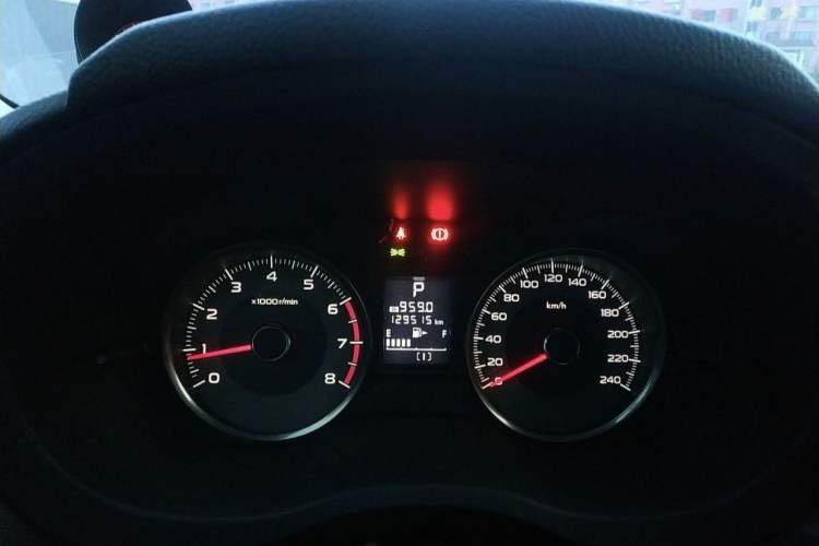Used Subaru Forester 2013 2.5i Automatic Prestige Edition Odometer Close Up