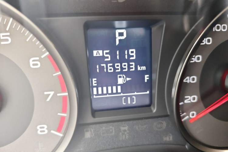 Used Subaru Forester 2013 2.5i Automatic Prestige Edition Odometer Close Up