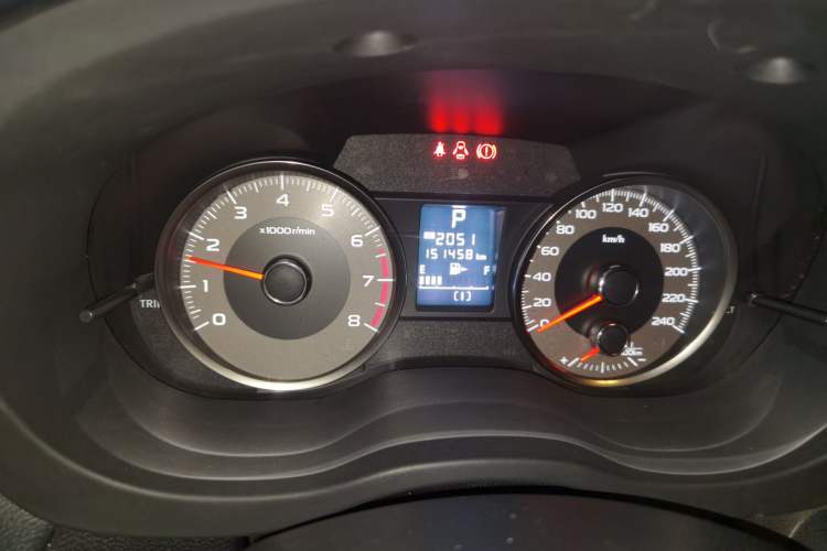 Used Subaru Forester 2013 2.0i Automatic Luxury Edition Odometer Close Up