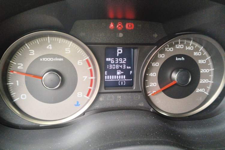 Used Subaru Forester 2013 2.5i Automatic Prestige Edition Odometer Close Up
