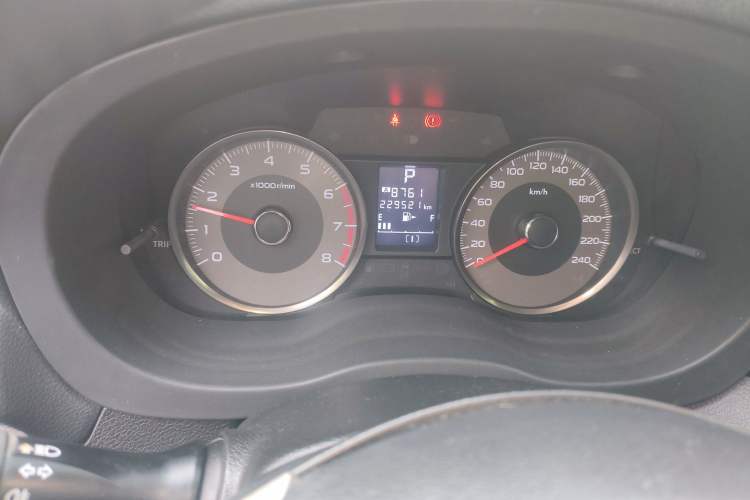 Used Subaru Forester 2013 2.5i Automatic Luxury Edition Odometer Close Up