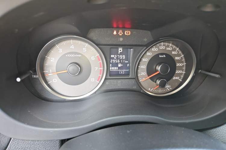 Used Subaru Forester 2014 2.5i Automatic Elite Edition Odometer Close Up