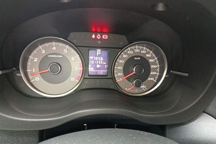 Used Subaru Forester 2014 2.0i Automatic Luxury Edition Odometer Close Up