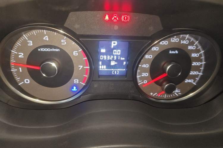 Used Subaru Forester 2014 2.5i Automatic Elite Edition Odometer Close Up
