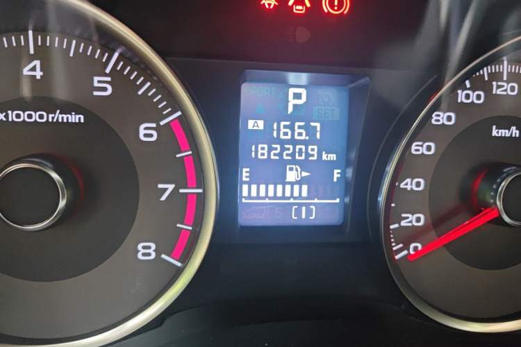 Used Subaru Forester 2015 2.5i Special Edition Commemorative Model Odometer Close Up