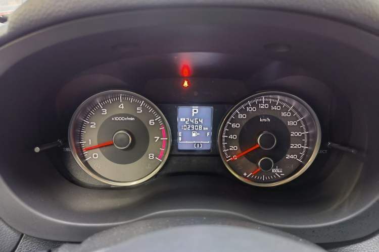 Used Subaru Forester 2016 2.0i Luxury Navigation Edition Odometer Close Up
