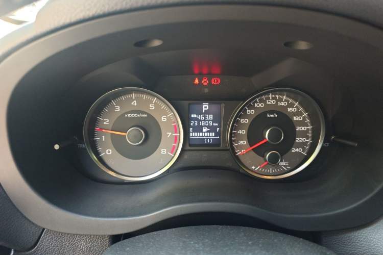 Used Subaru Forester 2016 2.0i Luxury Navigation Edition Odometer Close Up