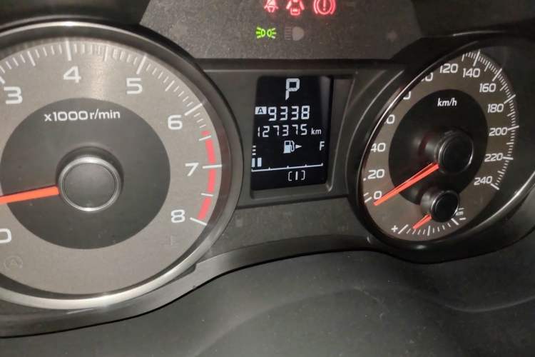 Used Subaru Forester 2016 2.0i Fashion Navigation Edition Odometer Close Up