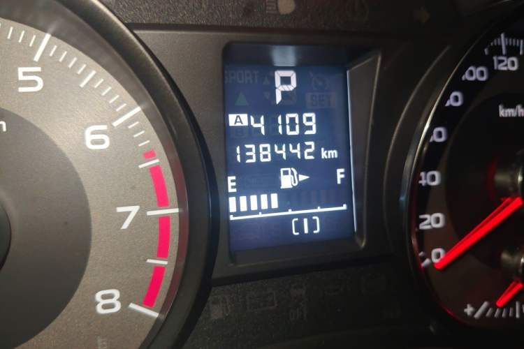 Used Subaru Forester 2016 2.0i Fashion Navigation Edition Odometer Close Up