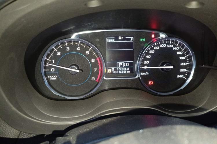 Used Subaru Forester 2016 2.5i Prestige Navigation Edition Odometer Close Up