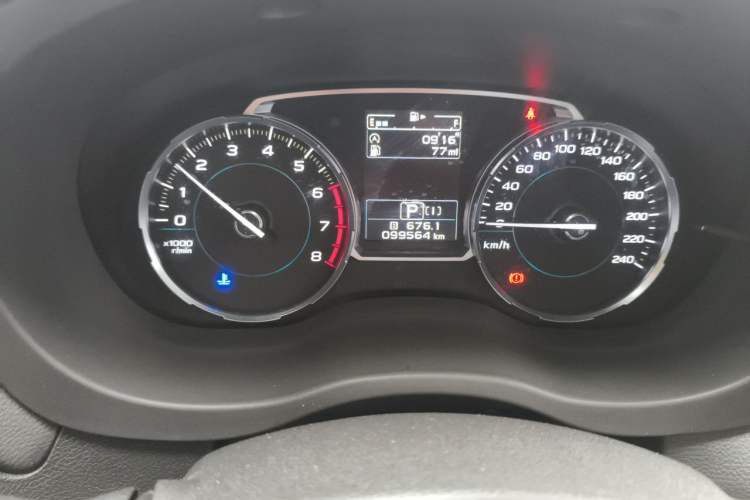 Used Subaru Forester 2016 2.5i Luxury Navigation Edition Odometer Close Up