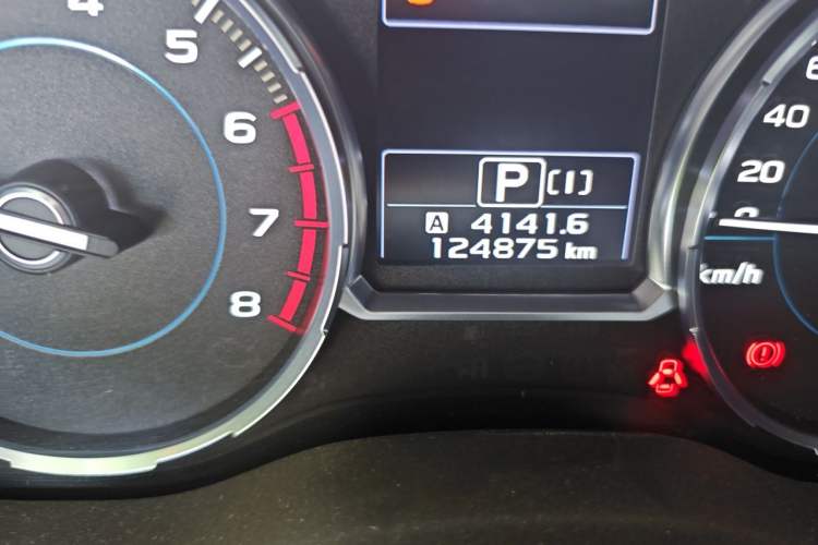 Used Subaru Forester 2016 2.5i Prestige Navigation Edition Odometer Close Up