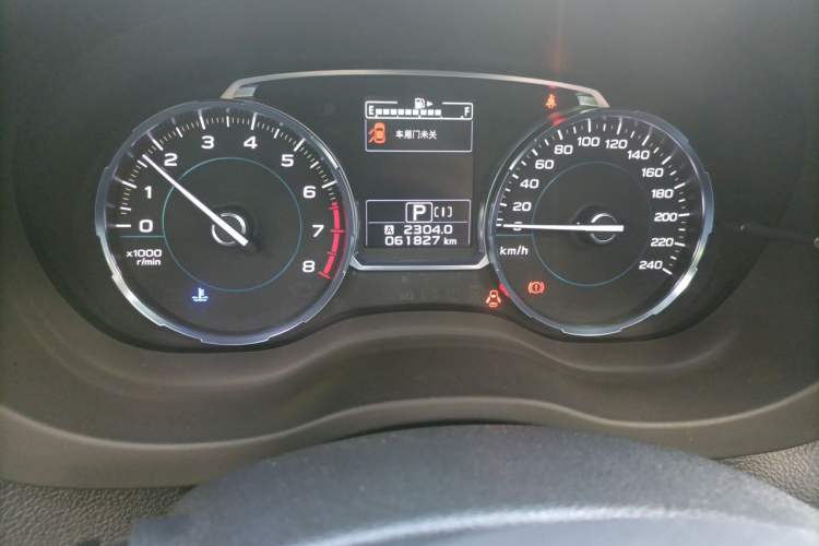 Used Subaru Forester 2018 2.0i Fashion Navigation Edition Odometer Close Up